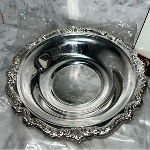 Vintage Silversmiths Ltd Round Candy Dish 8" Sheridan Taunton fine Silver plate